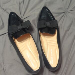 Cute bow loafers